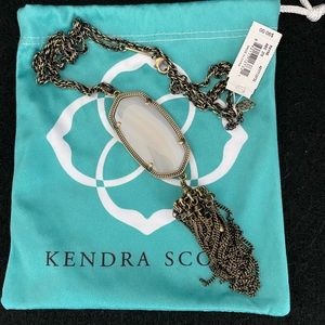 Kendra Scott White Banded Agate Rayne